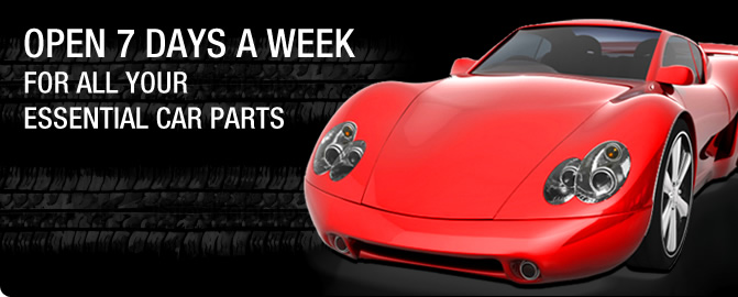 Open 7 Days A Week for all your essential car parts